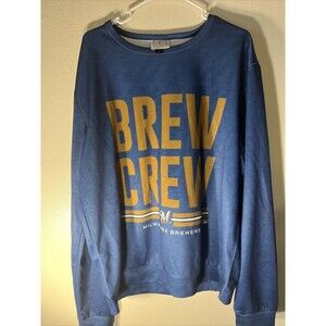 Milwaukee Brewers  Authentic MLB  Sweatshirt Large Brew Crew  Baseball